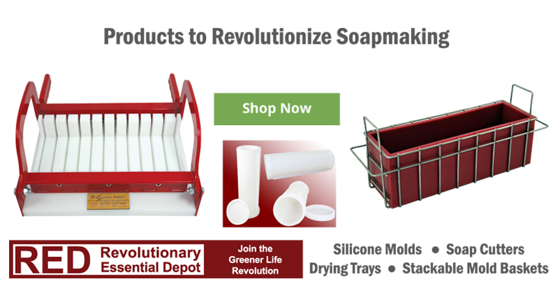 RED Silicone Soap Mold